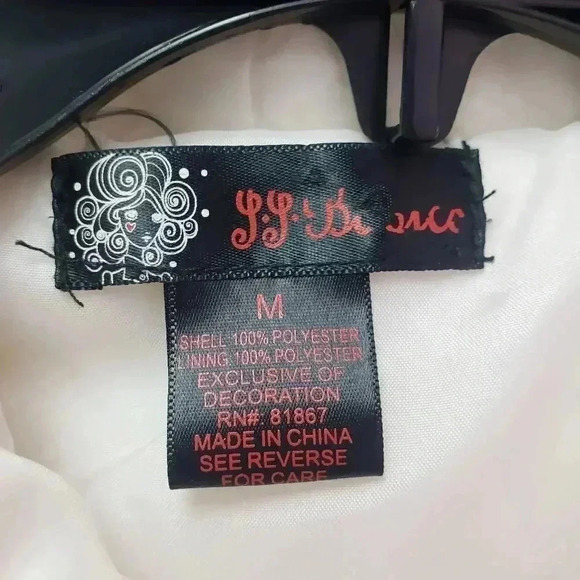 Cream Color Fleece Zip Up Hoodie Size Medium - Picture 4 of 4